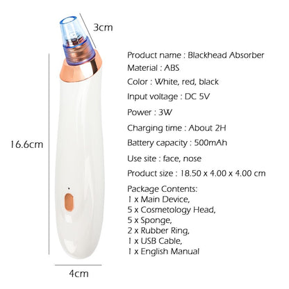 Blackhead instrument pore cleaner