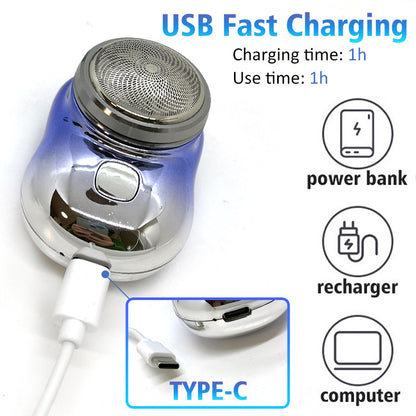 Mini Rechargeable USB Electric Shaver Wet & Dry