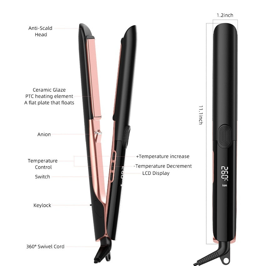 Hair Straightener Anion Straighter Hair Curler