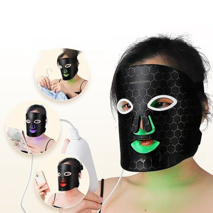 Led Phototherapy Silicone Beauty  Mask